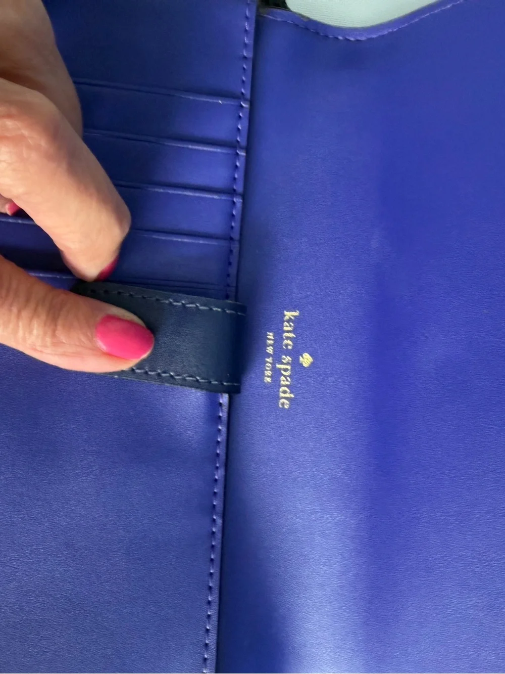 Kate Spade  Navy Leather Crossbody Bag/Wallet
